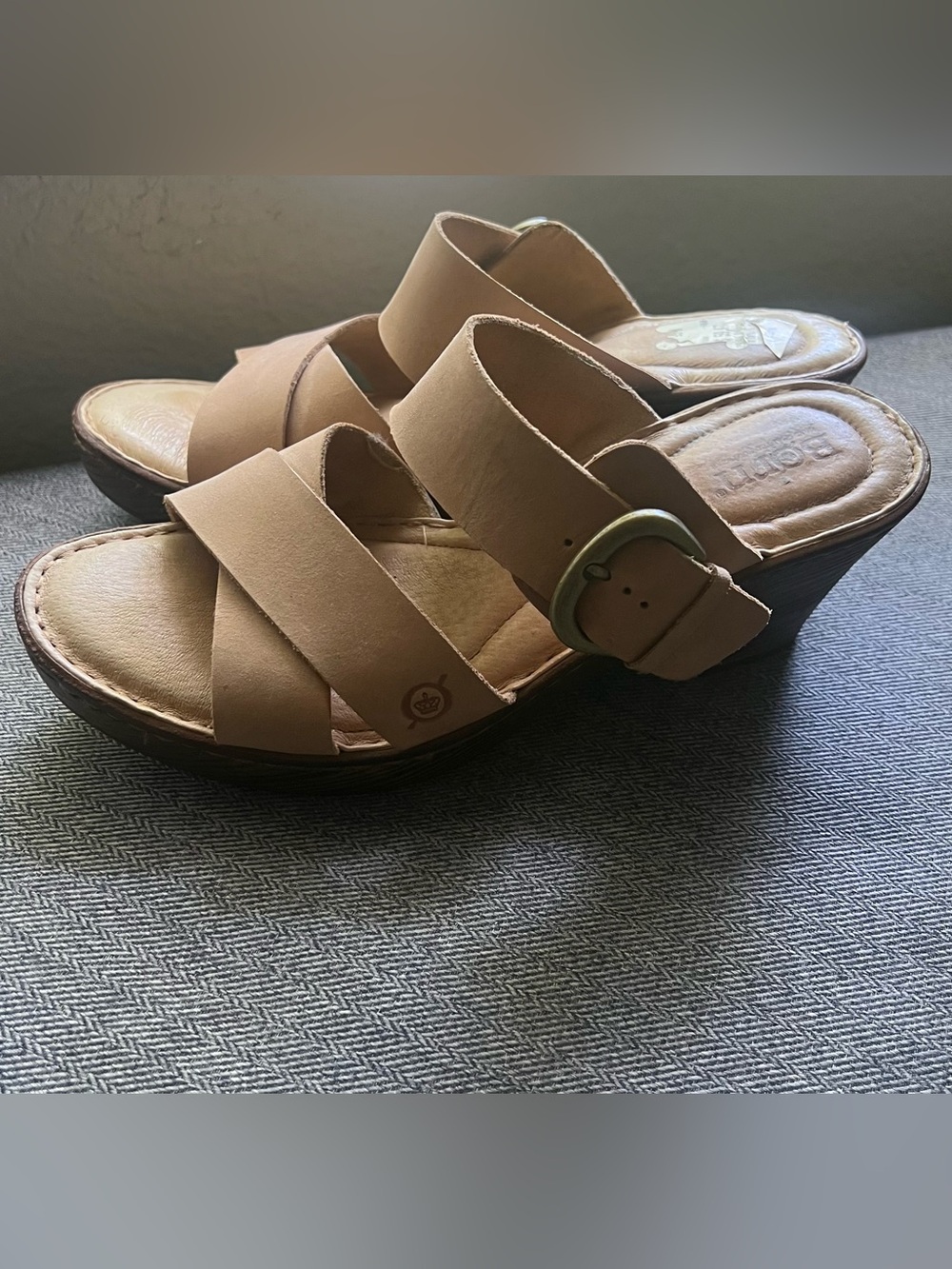 Born Charlotta Heel Sandals – Size 9.5 - Picture 2 of 4